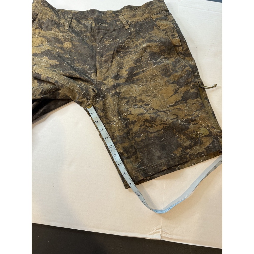 The North Face Rolling Sun Shorts 32 Reg Camo Moisture Wicking Outdoor Water Rep - Picture 3 of 8